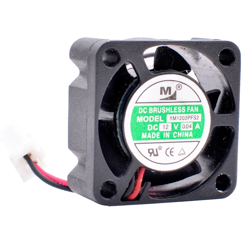 

Brand new original YM1202PFS2 2.5cm 25mm 25x25x10mm DC12V 0.04A micro device quiet small cooling fan