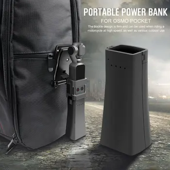 

For Dji Osmo Pocket Extension Handle Charging Treasure Can Be Used As A Base Charge Design Buckle Is Firm Large Capacity 1 Pcs