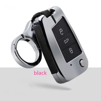 

Galvanized Alloy Car Key Cover For Volkswagen VW Golf 3 4 5 6 7 GTI R MK7 Tiguan MK6 MK2 Polo Passat Sharan T5 2018