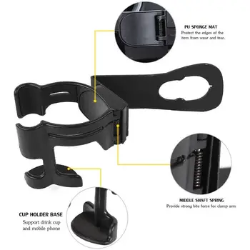 

For Jeep Wrangler Jk Jku 2011-2018 Multi-Function Mobile Phone Holder Beverage Cup Mobile Phone Holder