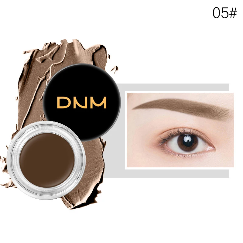 DNM водостойкая помада для бровей, стойкая к поту, Натуральный гель для бровей, глаза, корейский макияж, крем для бровей TSLM2 - Цвет: 05 SOFT BROWN