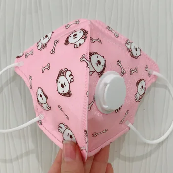 

Kids Mask Child 4 Layer Protective Mask Anti Dust PM2.5 Masks Respirator Filter Valve Child Face Mask Girls Mask Cute Masks