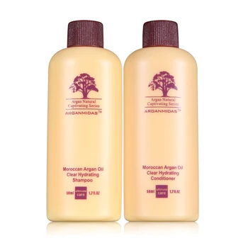 

50ml A Set Morocco Oil Mini Hair Shampoo and Conditioner Travel Kit Hair Treatment Care Free Shipping 1pcs