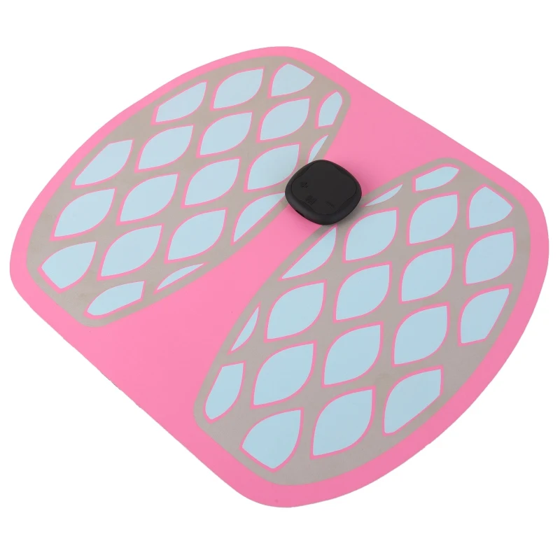 

Ems Pink Foot Massage Mat Foot Acupoints Pulse Mat Detoxification Relieve Fatigue Intelligent Foot Muscle Stimulator Massager #
