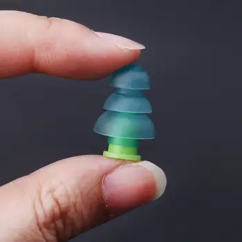 

1 Pair Silicone Earplugs Noise Cancelling Reusable Ear Plugs Hearing Protection R9UA