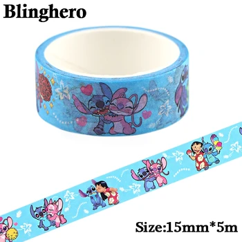 

CA765 Wholesale 20pcs/lot Lilo Washi Tape Paper DIY Decorative Adhesive Tape Stationery Supplies Funny Masking Tapes