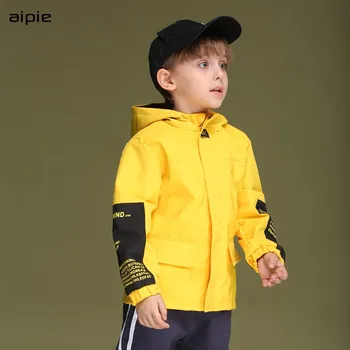 

New 2020 Spring Children Jackets Coats New Fashion Color matching Zipper Boy's Hooded Jackets For Kids Coats Outerwear Clothing