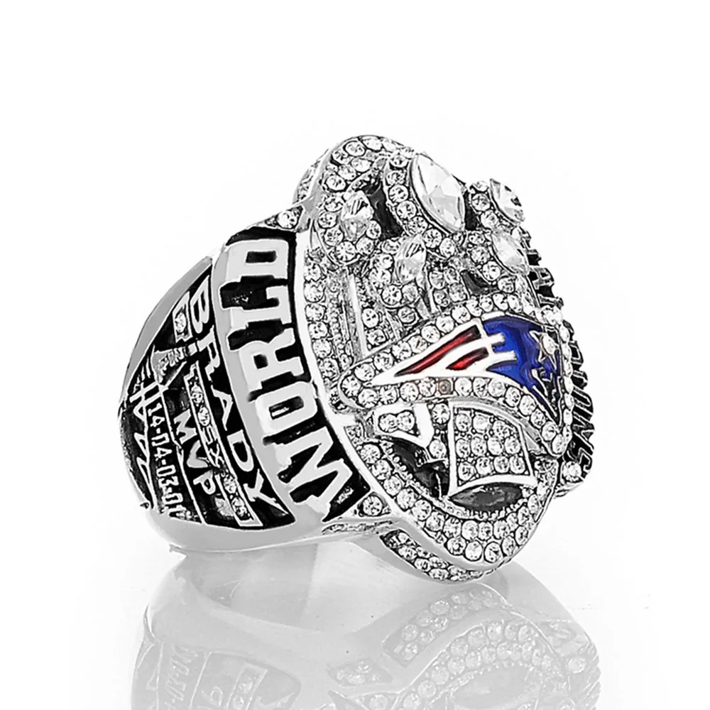 

Foreign Trade NFL Championship Ring 2017 New England Aigo Ring European And American Fashion Fans Ring