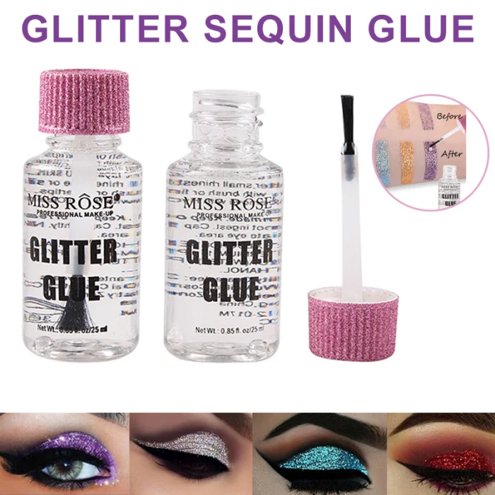 25ml Glitter Glue Shimmer Sticky Glossy Special Glue for Face and Body JS11
