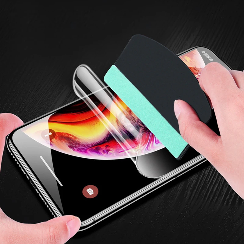 Передняя+ задняя Гидрогелевая Защитная пленка для iphone xr xs max iphone 7 8 plus защитная пленка из термополиуретана