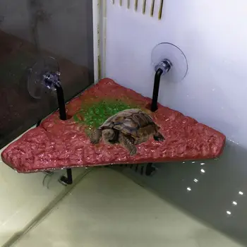 

Pet Turtle Drying Back Board Fish Tank Automatic Floating Island Deck