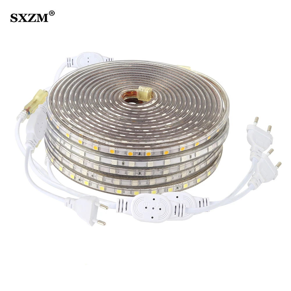 Гибкая СВЕТОДИОДНАЯ лента SMD 5050 60 светодиодов/м водонепроницаемый светодиодный