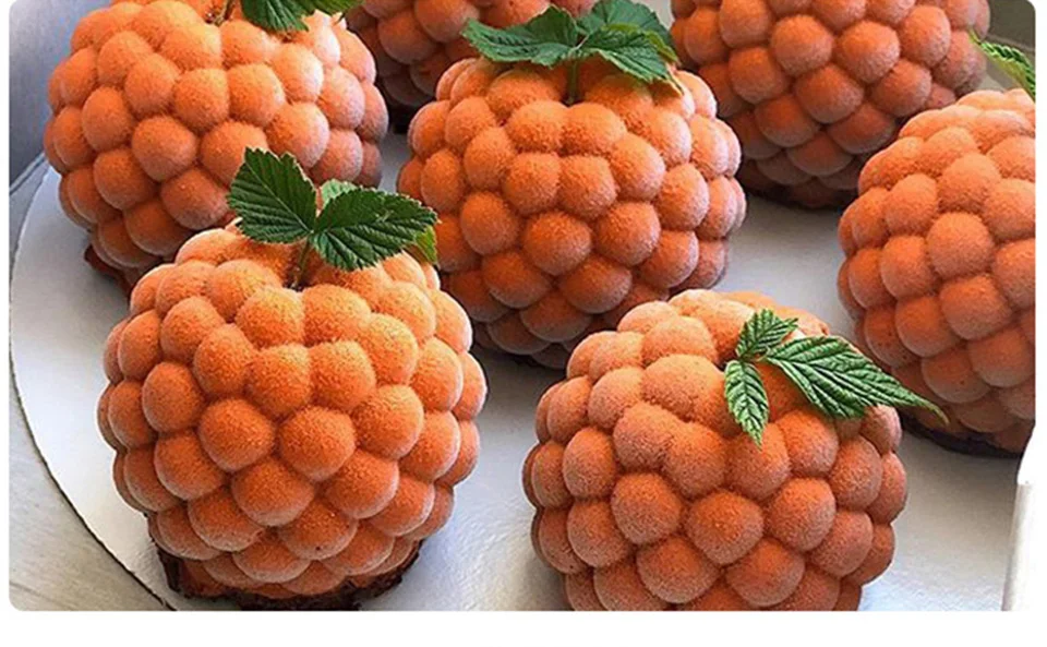 Litchi, мусс, силиконовая форма для шоколада, фруктов, помадки, формы для пирожных сделай сам, украшение для выпечки, формы для выпечки, инструменты для льда, форма