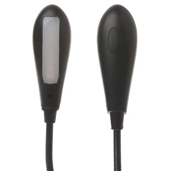 

Flexible Arm Dimmable 7 LED USB Table Lamp Clip-on Bed Reading Table Light Q0KF