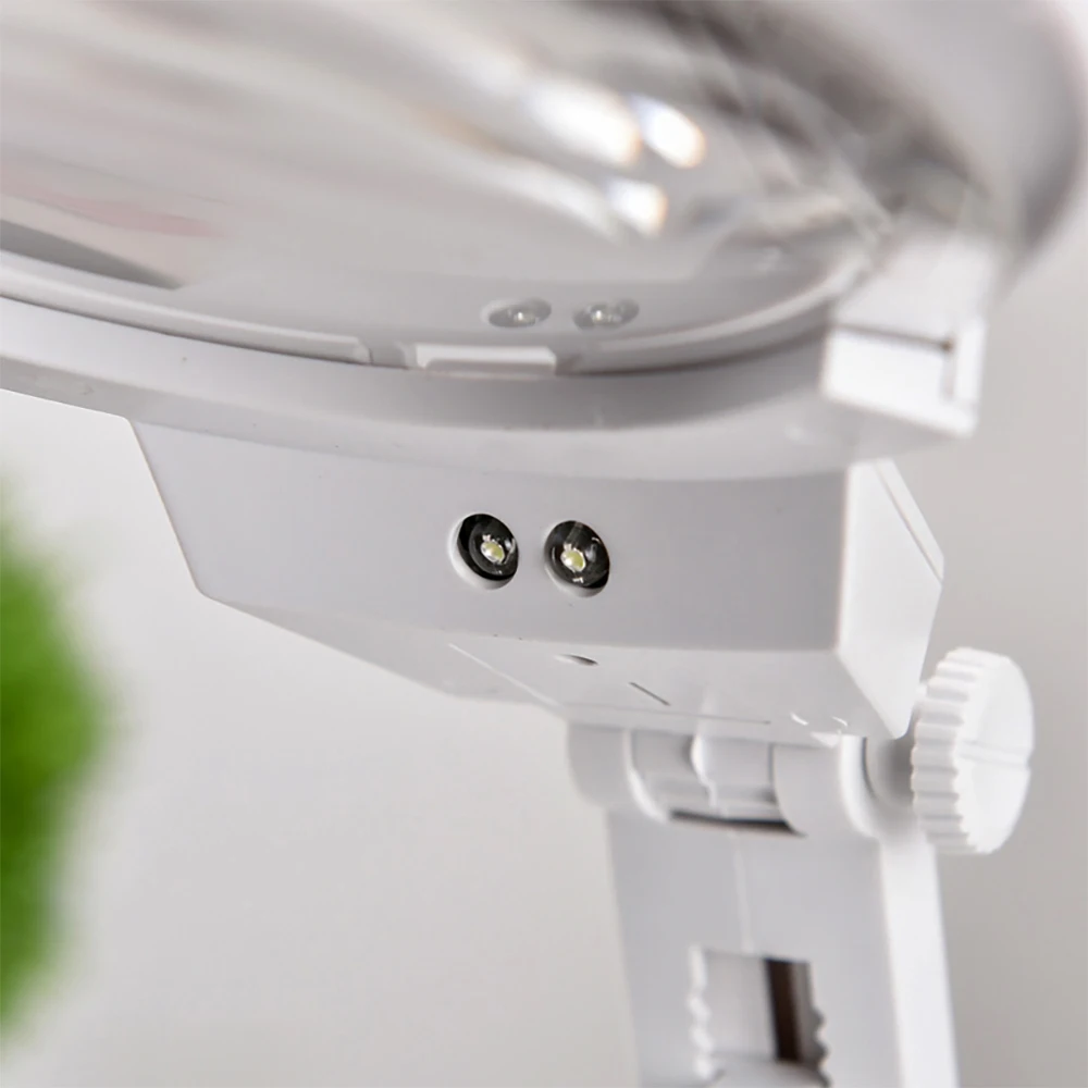 Soldering Iron Welding Magnifying Glass 2 LED 3X 4.5X 25X Helping Hand Rework Magnifier with 3 Tools Boxes Desk Station Repair