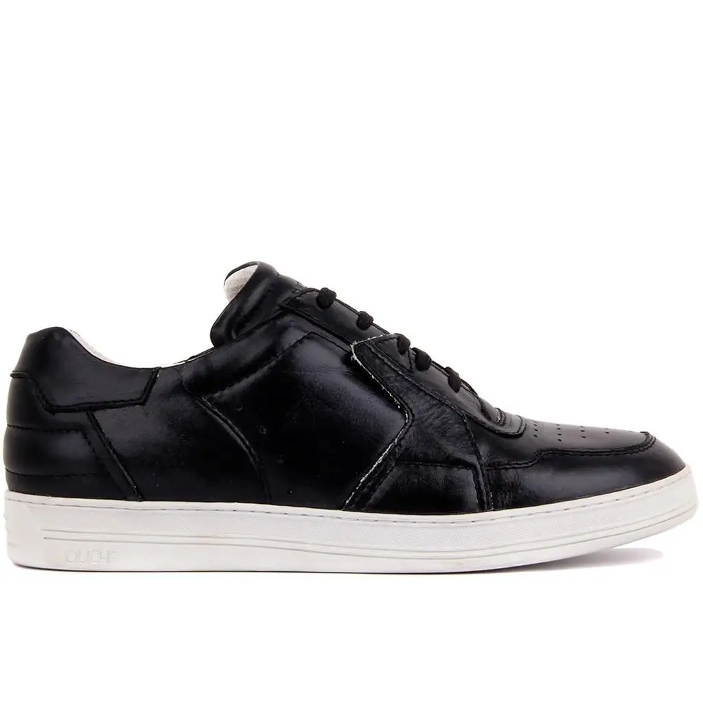 

Sail-Lakers Black Leather Men 'S Casual Shoes