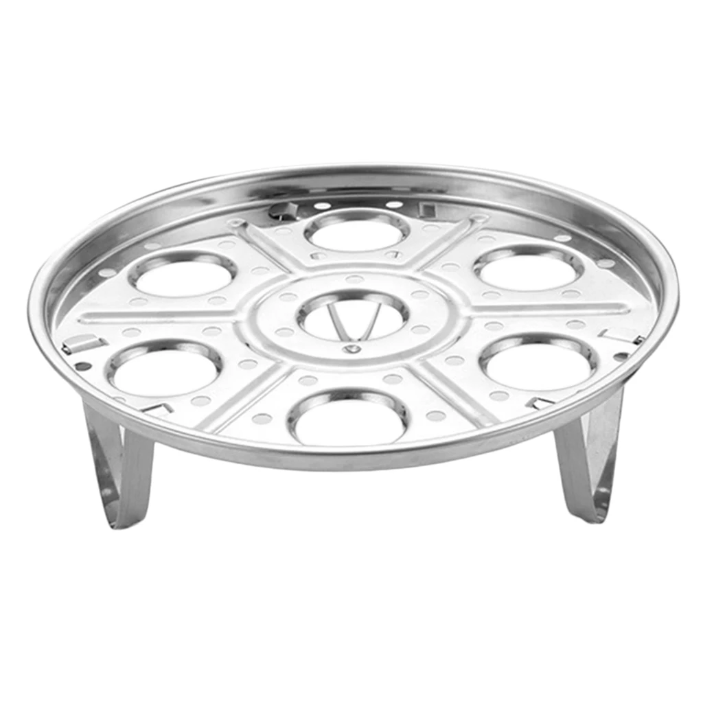 Kitchen Egg Steamer Rack Pot Steamer Steaming Tray Stand Stainless 6cm 8cm