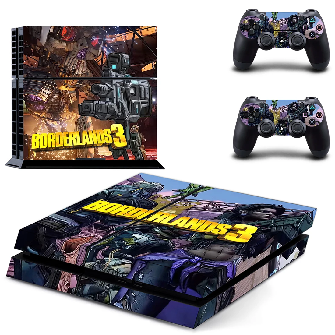 Игра Borderlands 3 наклейка для PS4 Стикеры наклейка для sony Игровые приставки 4 консоли и 2 контроллера кожи PS4 Стикеры винил