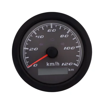 

GPS Speedometer Gauge 120 km/h 200 km/h With Left Right High Beam Indicator Lights GPS Antenna Speed Meter For Car Boat 12V/24V