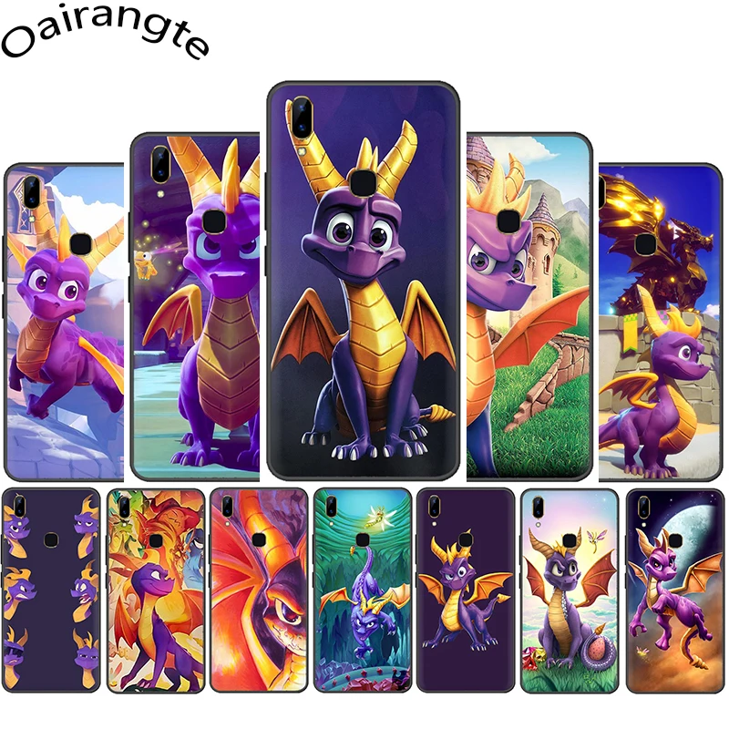 

Spyro The Dragon Silicone phone case for VIVO Y53 Y55 Y81 V5 V7 V9 V11 V15 Pro Y17 Y69 Y71 Y91 Y93 Y66 X9