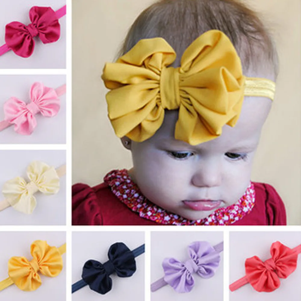 Newborn Baby Headband Headwear Turban Baby bow hair band Hair Accessories Hair Bands for Baby Girls Toddler