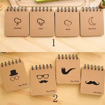 

Pad Notepad Creative Pocket Bearded Weather Pattern Paper Memo Pad Notepad Daily Stationery for Students
