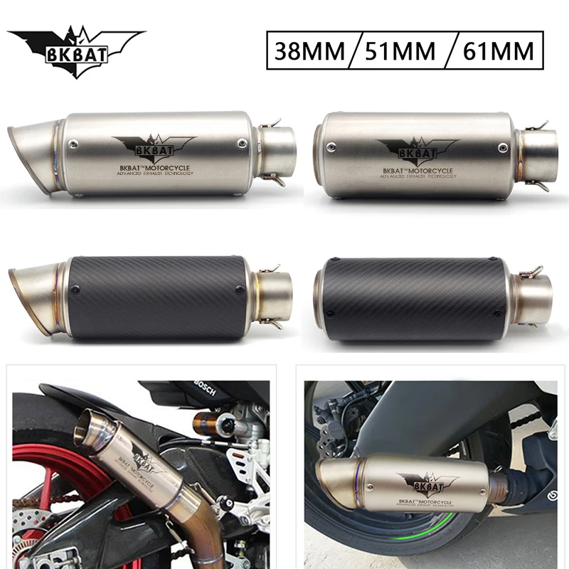 Мотоцикл выхлопной mufler Escape Moto 51/61 мм для honda today kawasaki z750 2004 bmw r1200gs adventure lc benelli trk 502 x |