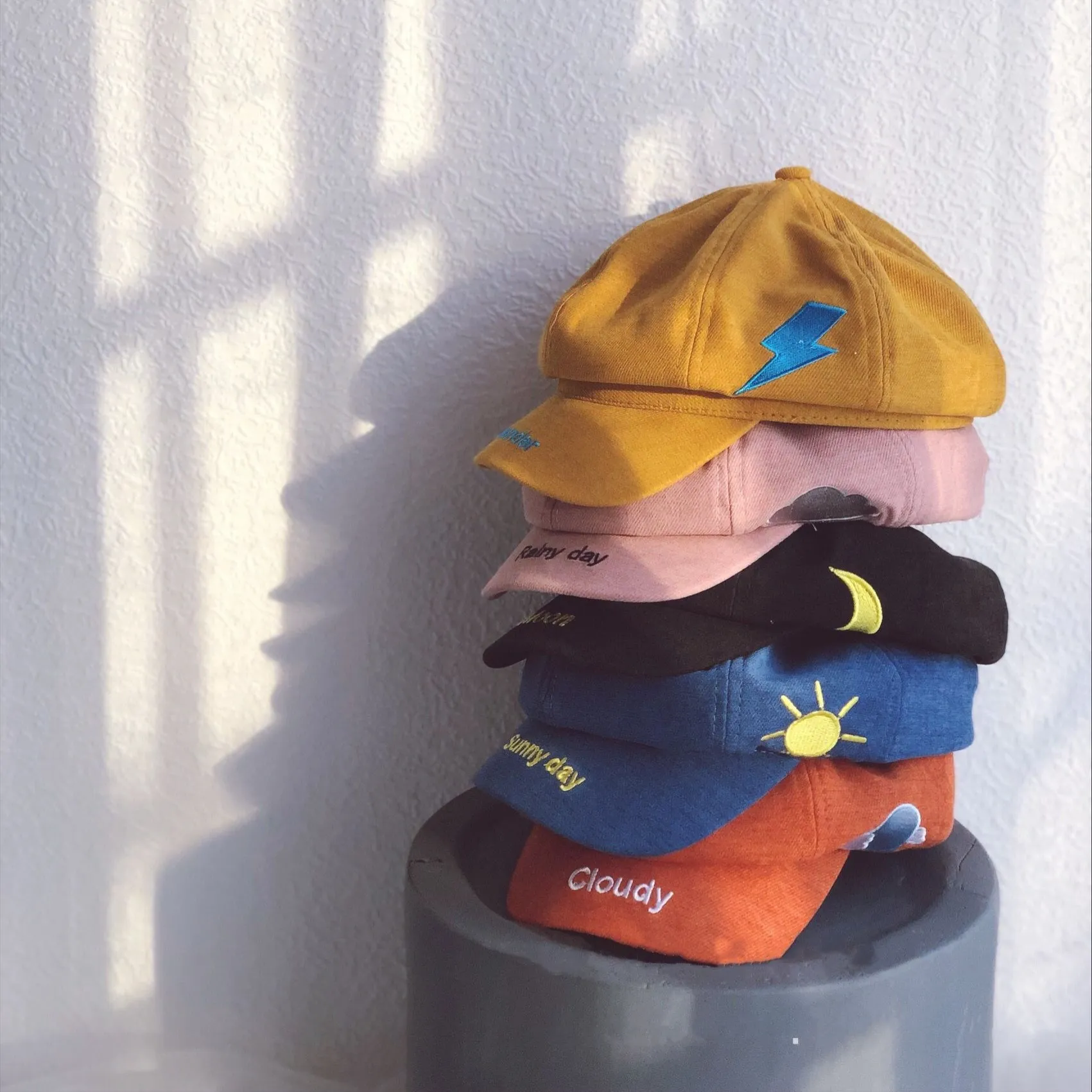 

Fashion Baby Hat for Boy Autumn Winter Baby Girl Hat Toddler Vintage Cloudy Sun Cap Kids Hats Baby Accessories