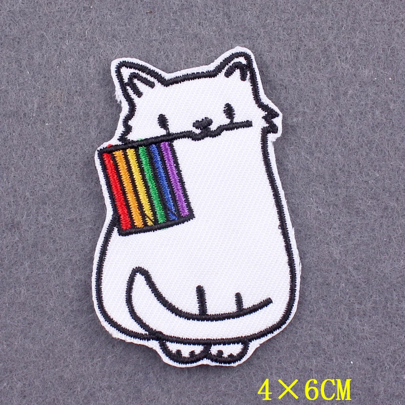 Love is Love Badges Gay Pride LGBT Patch Iron On Patches For Clothing Stickers Rainbow Patches On Clothes Stripes Accessory