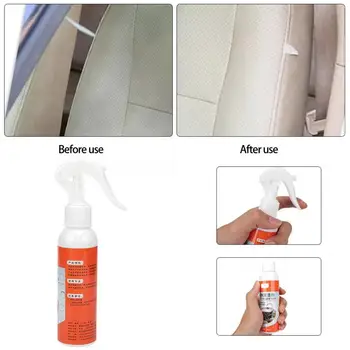 

120ml Portable Car Interior Cleaner Car Surface Cleaning Detergent with Cleaning Towel Auto Car Care Cleaning