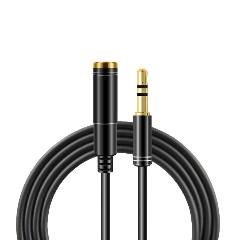 Удлинительный кабель Mini Jack 3 5 мм Aux Стерео адаптер аудио Штекерный разъем внешний
