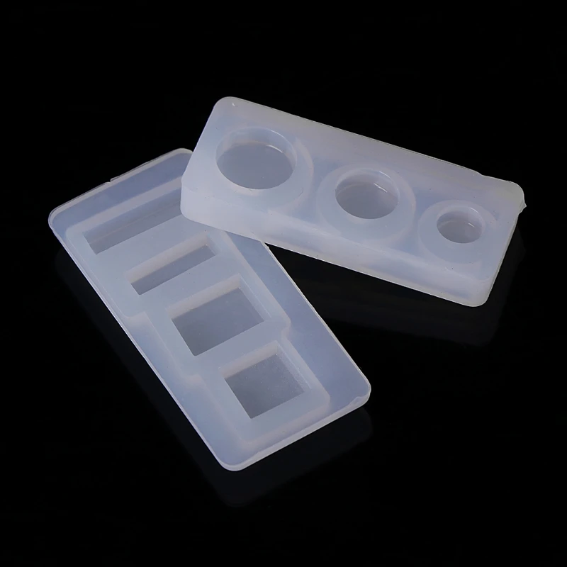 

Silicone Mold DIY Mould Exopy Resin Mirror Crafts Jewelry Making Decor Pyramid B95F