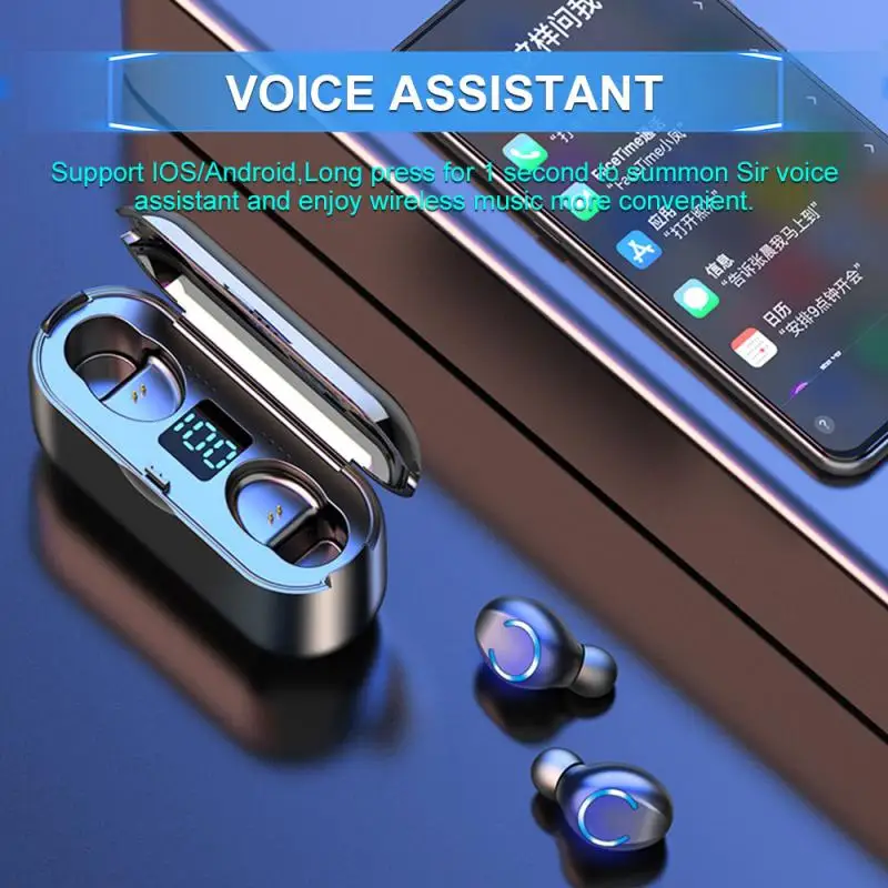 Mr NEW F9-8, Bluetooth 5,0, гарнитура, TWS, беспроводные наушники, мини наушники, стерео, Denoise Bass, наушники для iPhone, Xiaomi, samsung
