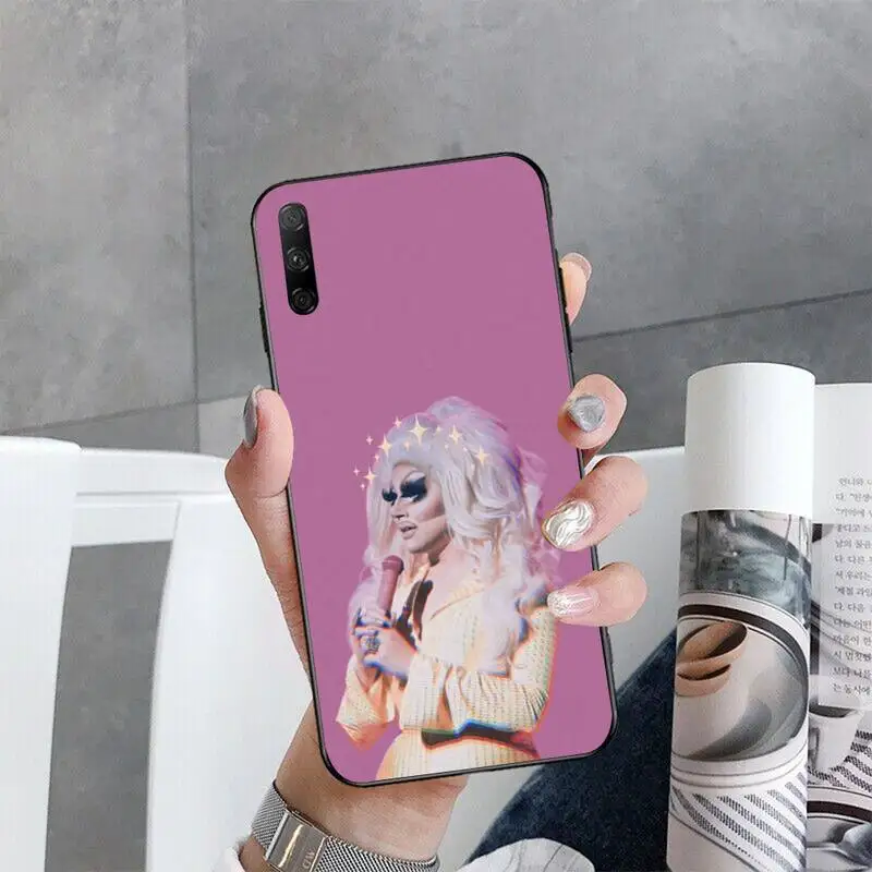 pu case for huawei CUTEWANAN American Drag Queen Aquaria Phone Case Cover for Huawei Honor 30 20 10 9 8 8x 8c v30 Lite view pro cute phone cases huawei