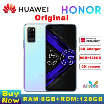 Перейти на Алиэкспресс и купить Оригинал, Huawei HONOR Play station 4 Pro 5G смартфон 6,81 inch 8GB RAM 128GB ROM Android 10 функцией отпечатков пальцев (Fingerprint ID), 22,5 W SuperCharge