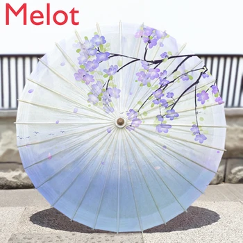

Oiled Paper Umbrella Classical Traditional Rainproof and Sun Protection Practical Ceiling Decorative Umbrella