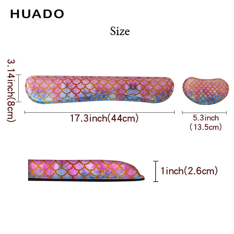 Mouse Pad Gaming Mousepad Wrist Pad Galaxy Ergonomic Keyboard Wrist Rest Desk Healthy Momery Foam Mouse Pad Support Cushion for Gaming Office Accessories
