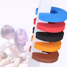 1 шт. EVA C Форма безопасности замки для шкафа дверной зажим детские защитные замки защита детей дети палец безопасный мягкий пенопластовый Ограничитель для двери