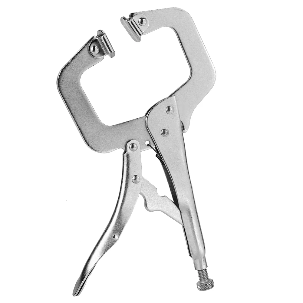 Multi-Functional Large 11 Inch Locking C Clamp Welding With Grip Handle Woodworking Tool Clamping Pliers | Инструменты