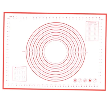 

HOT-Silicone Dough Baking Mat Bakeware 60x80Cm Macaron Oven Pasta Tools Baking Sheet Tray Liner Mat Cake Mold Pad Multi-Function