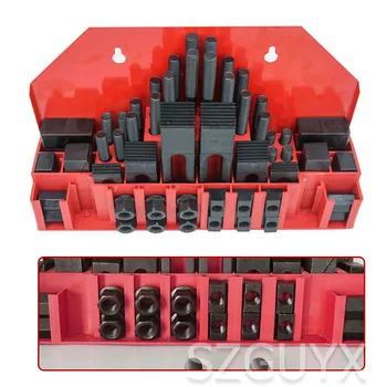 

58 pieces T nut Ladder platen Step horn Hardened combination plate Milling machine accessories combined fixture