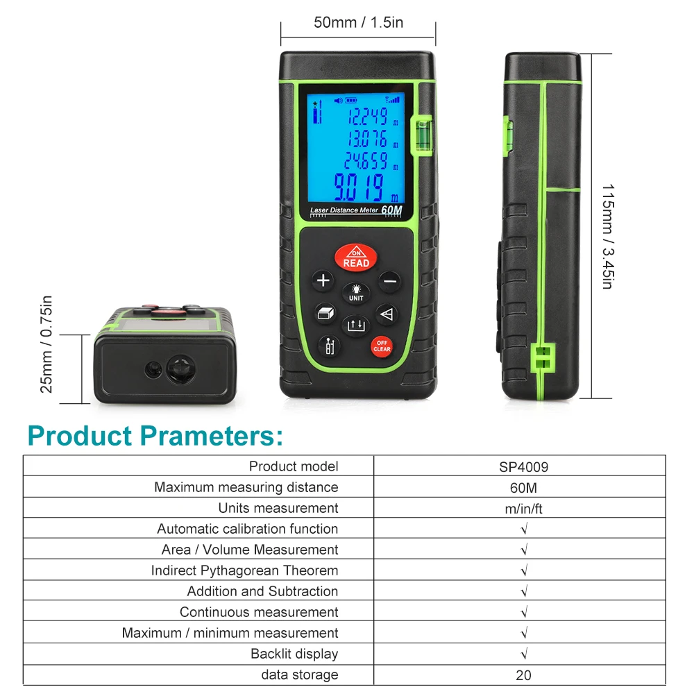 up to 70 off best sellers USCAMEL Laser Measure Meter M
