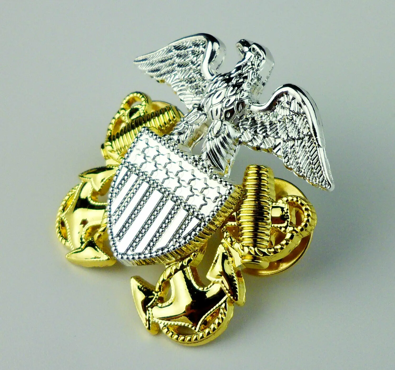 tomwang2012. Metal US Navy Beret Cap Badge Pin-1726