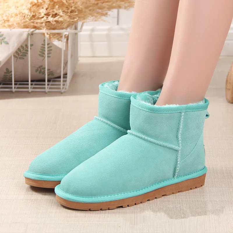Big Size 35-45 Australia Original Brand Women Snow Boots Warm Short Boys Men Boots Winter Shoes Men Ankle Boots Waterproof Kids