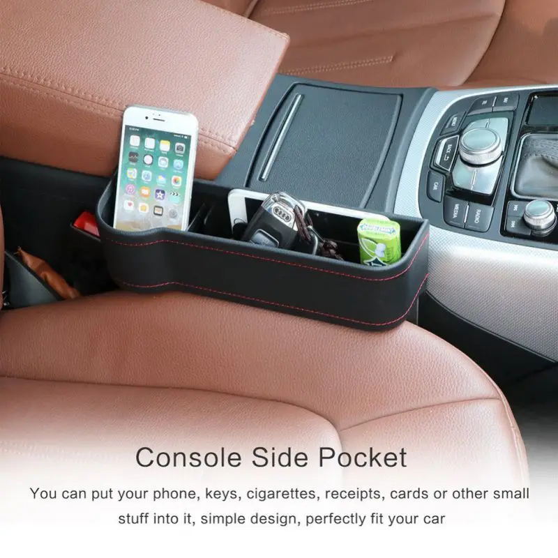 Plastic Car Seat Pocket Portable Small Car Seat Pocket Movable Automotive Interior Parts simple car seat pocket