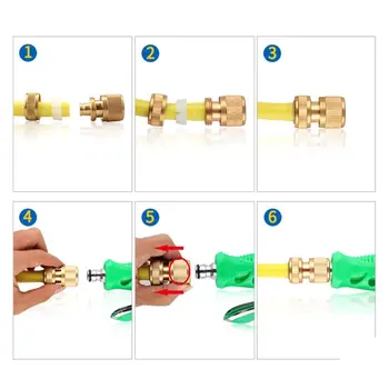 

3/4 inch Male Female Thread Quick Connector Copper Garden Water Faucet Connection Parts Car Washing Pipe Fittings 91AD
