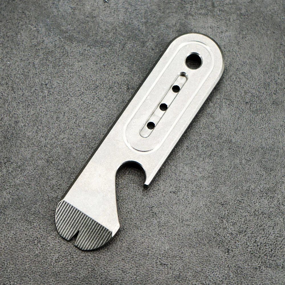TWOSUN ножи лом полный TC4 титана Prybar открывалка для бутылок многофункциональный инструмент открытый инструмент бар для кемпинга с ЧПУ EDC TS175