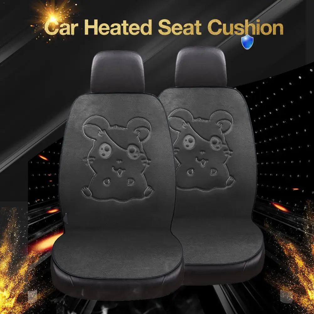 

Car Heated Seat Cushion 12V Anti-slip Plush Heating Pad Cover Intelligent Temperature Control Is Safer For Winter