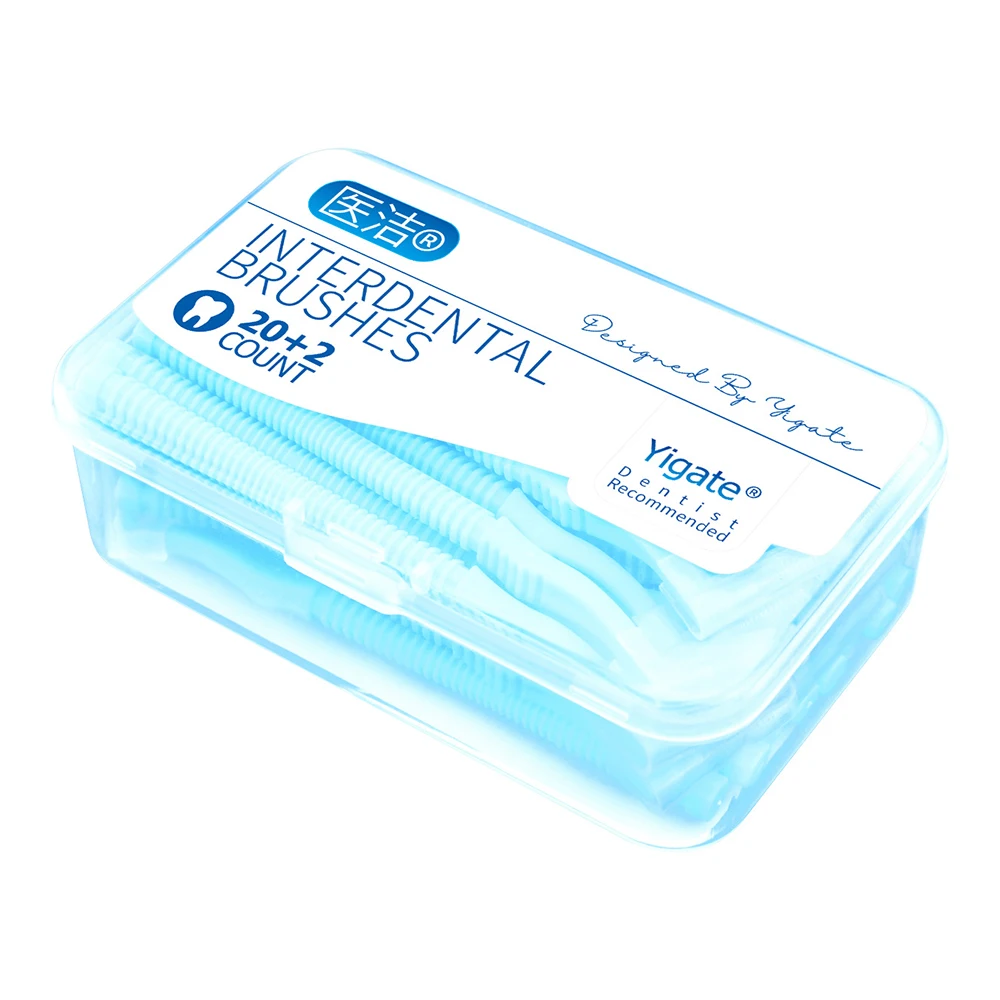 0 4mm 1 5mm L Shaped Interdental Brush 22PCSDental Floss Cleaners Orthodontic Wire Brush Toothbrush Oral 5