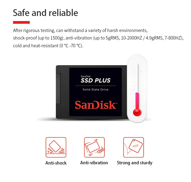 1tb ssd 2.5 internal hard drive 100% Sandisk SSD Plus 120GB 240GB 480GB SATA III 2.5" laptop notebook solid state disk SSD Internal Solid State Hard Drive Disk best internal ssd for pc